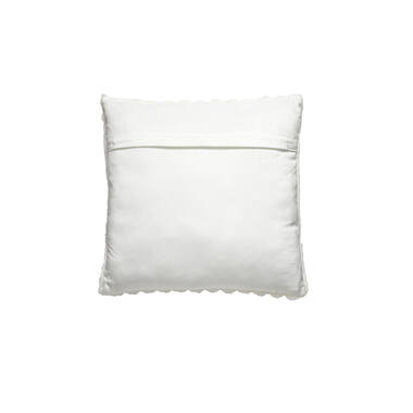 Kussen 45x45 cm VAJEN velvet crème