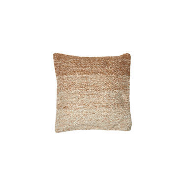 Kussen 45x45 cm TEMBA crème+naturel