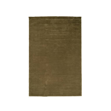 Vloerkleed 200x300 cm AZUSA wol olijf groen