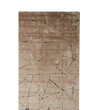 Vloerkleed 200x300 cm DACULA bruin+donker bruin
