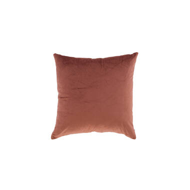 Kussen 45x45 cm ROYCE terra-wit