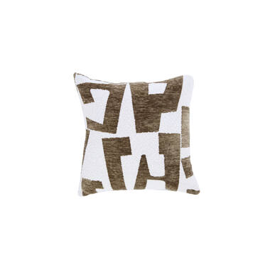 Kussen 45x45 cm METRAL groen-crème