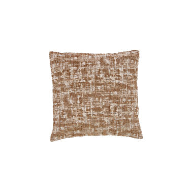 Kussen 45x45 cm SALIDA bruin+crème