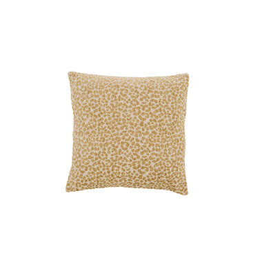Kussen 45x45 cm SAFFORD zand+okergeel