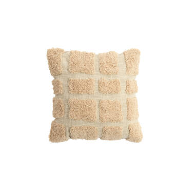 Cushion 45x45 cm FASANO light pink+cream