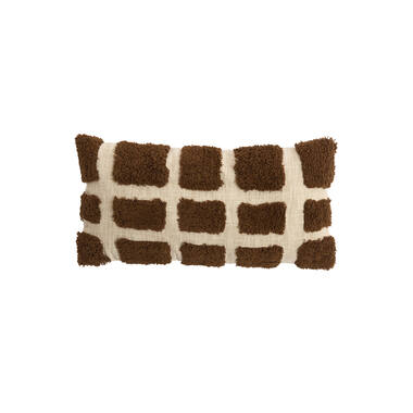 Cushion 60x30 cm FASANO brown+cream