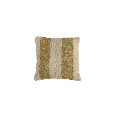 Cushion 45x45 cm NIMBA sand+olive green