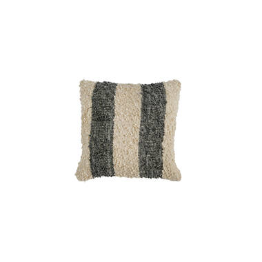 Cushion 45x45 cm NIMBA beige+denim blue