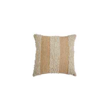 Cushion 45x45 cm NIMBA sand+light peach