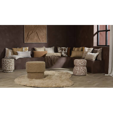 Cushion 45x45 cm NIMBA sand+light peach