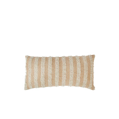 Cushion 60x30 cm NIMBA sand+light peach