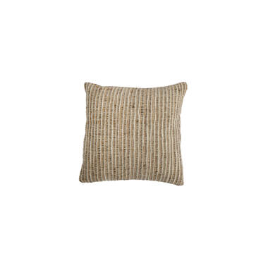Cushion 45x45 cm LUNCA cream+brown+dark brown