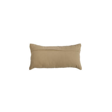 Cushion 60x30 cm LUNCA cream+brown+dark brown