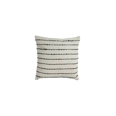 Cushion 45x45 cm LINKA cream+black