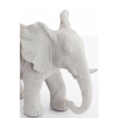 Ornament 24x17x20,5 cm ELEPHANT crème