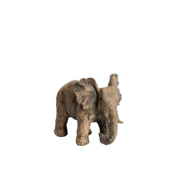 Ornament 24x17x20,5 cm ELEPHANT antique dark brown