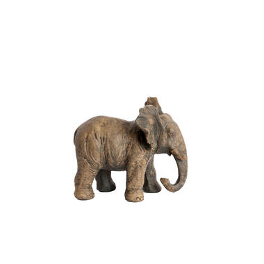 Ornament 24x17x20,5 cm ELEPHANT antique dark brown
