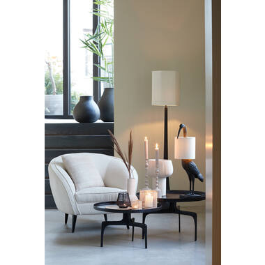 Vloerlamp Ø25x135 cm JOVANY hout mat zwart