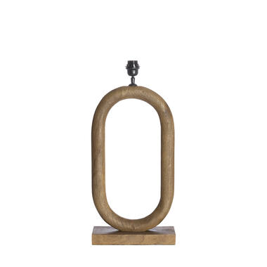 Lamp base 35x12x59 cm PACECO wood grey-dark brown