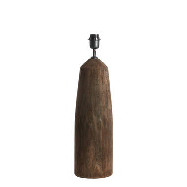 Lamp base Ø15x45 cm TRAPANI wood matt dark brown