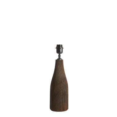 Lamp base Ø13x32 cm TRAPINO wood matt dark brown