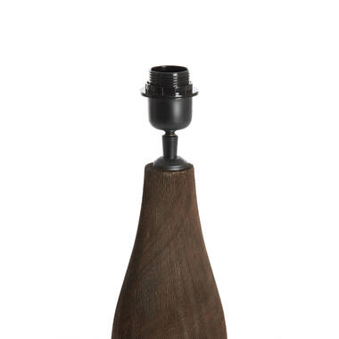Lamp base Ø13x32 cm TRAPINO wood matt dark brown