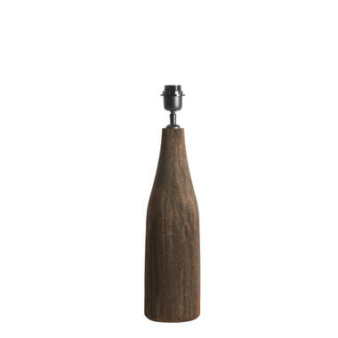 Lamp base Ø13x42 cm TRAPINO wood matt dark brown