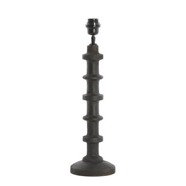 Lamp base Ø16x45 cm CECILY wood matt dark russet
