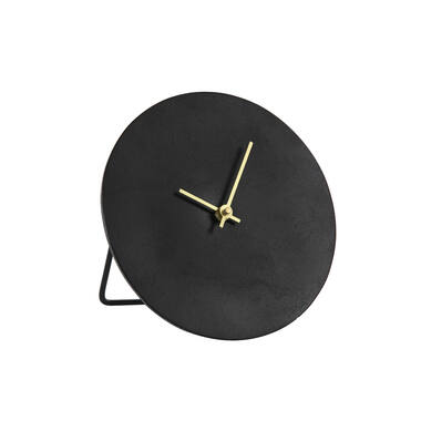 Klok Ø20 cm LICOLA antiek zwart