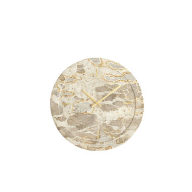 Clock Ø41 cm SISTELO taupe marble