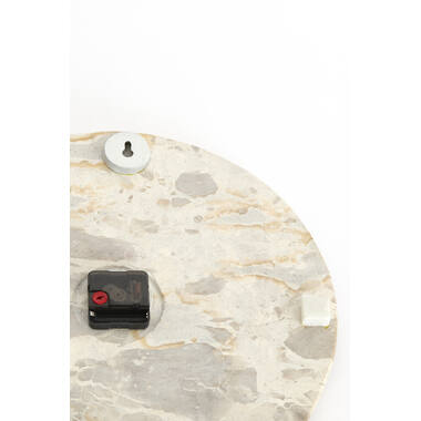 Clock Ø41 cm SISTELO taupe marble