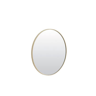 Espejo Ø50 cm ESPEJO vidrio claro+crema