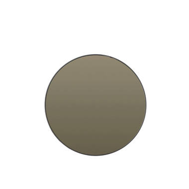 Spiegel Ø70 cm ESPEJO smoke glas+zwart