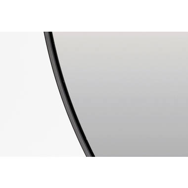 Spiegel Ø96 cm ESPEJO helder glas+zwart