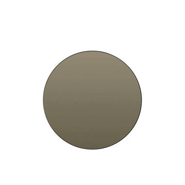 Spiegel Ø116 cm ESPEJO smoke glas+zwart