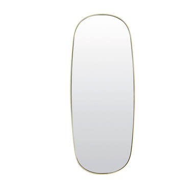 Spiegel 40x1,5x100 cm LIBRA helder glas+goud