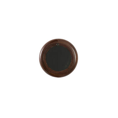 Spiegel Ø41 cm MAMALI mango hout bruin