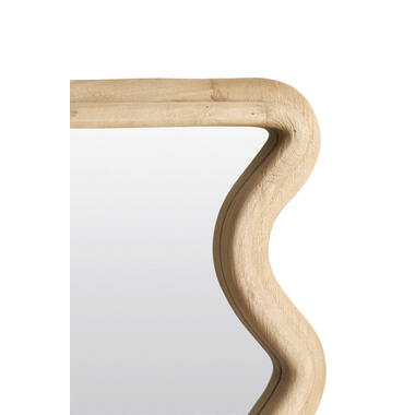 Spiegel 62x6x120 cm ALIVA hout mat naturel