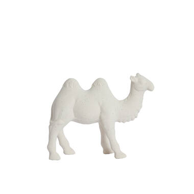 Ornament 31,5x11,5x24 cm CAMEL ceramics matt cream