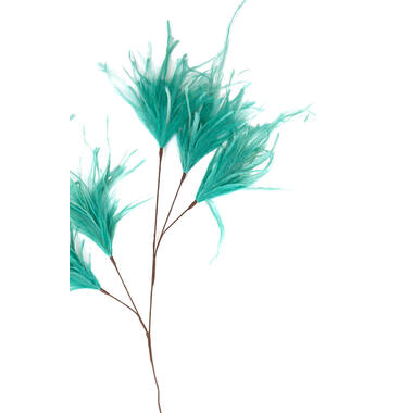 Ornament 5 feathers 95 cm FEATHER mint green