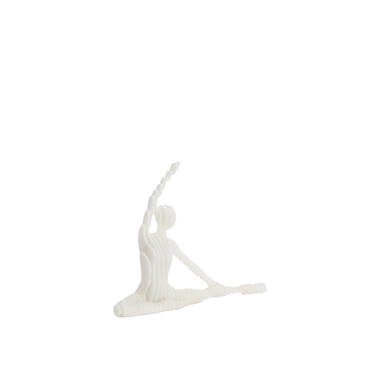 Ornament 30x6x24 cm ZENNE crème