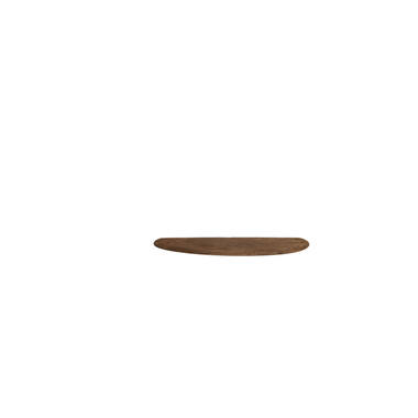 Wall shelf 49x15x3 cm GINOSU matt dark brown