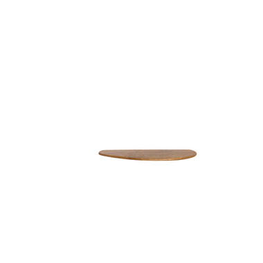 Wall shelf 49x15x3 cm GINOSU oil brown