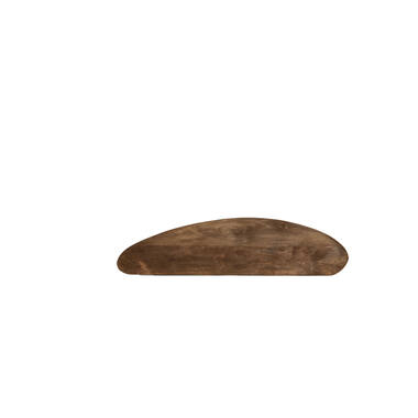 Wall shelf 70x17x3 cm GINOSU matt dark brown