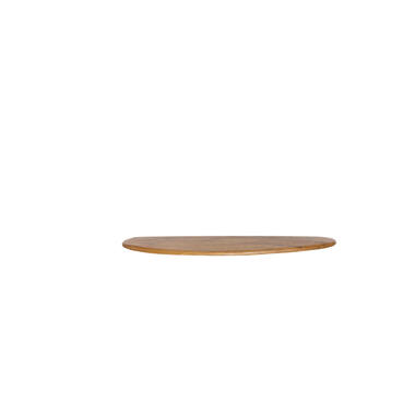 Wall shelf 70x17x3 cm GINOSU oil brown