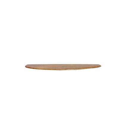 Wall shelf 80x20x3 cm GINOSU oil brown