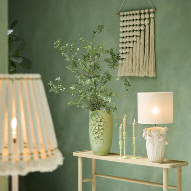 Lamp base 28,5x27,5x36,5 cm LAVCI ceramics matt cream