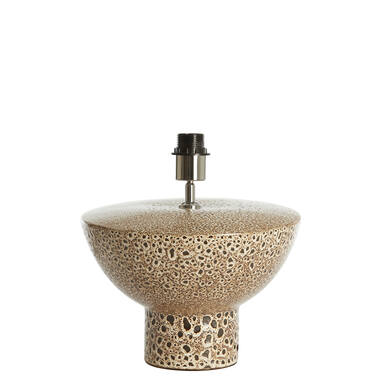 Lamp base Ø32x22 cm YASUR ceramics cream+black