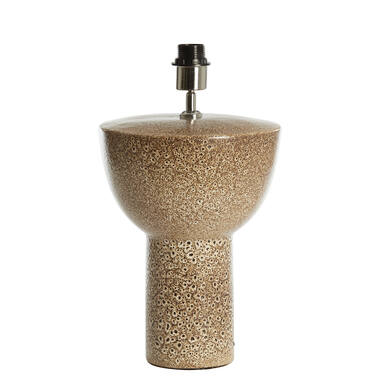 Lamp base Ø26x34,5 cm YASUR ceramics cream+black