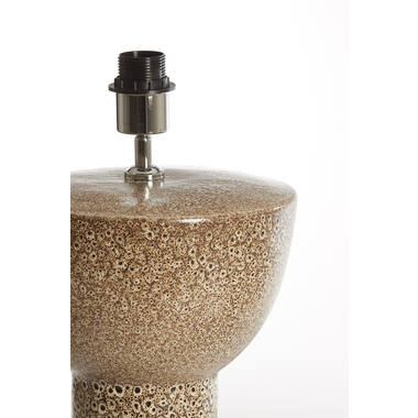 Lamp base Ø26x34,5 cm YASUR ceramics cream+black